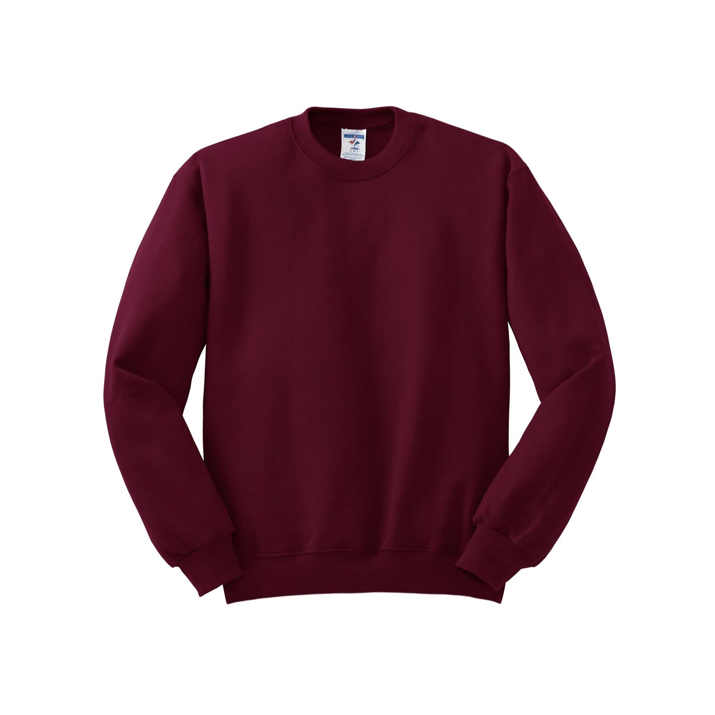 CHEDER CHBAD MAROON FLEECE CREW SWEATSHIRT WITH SCHOOL LOGO