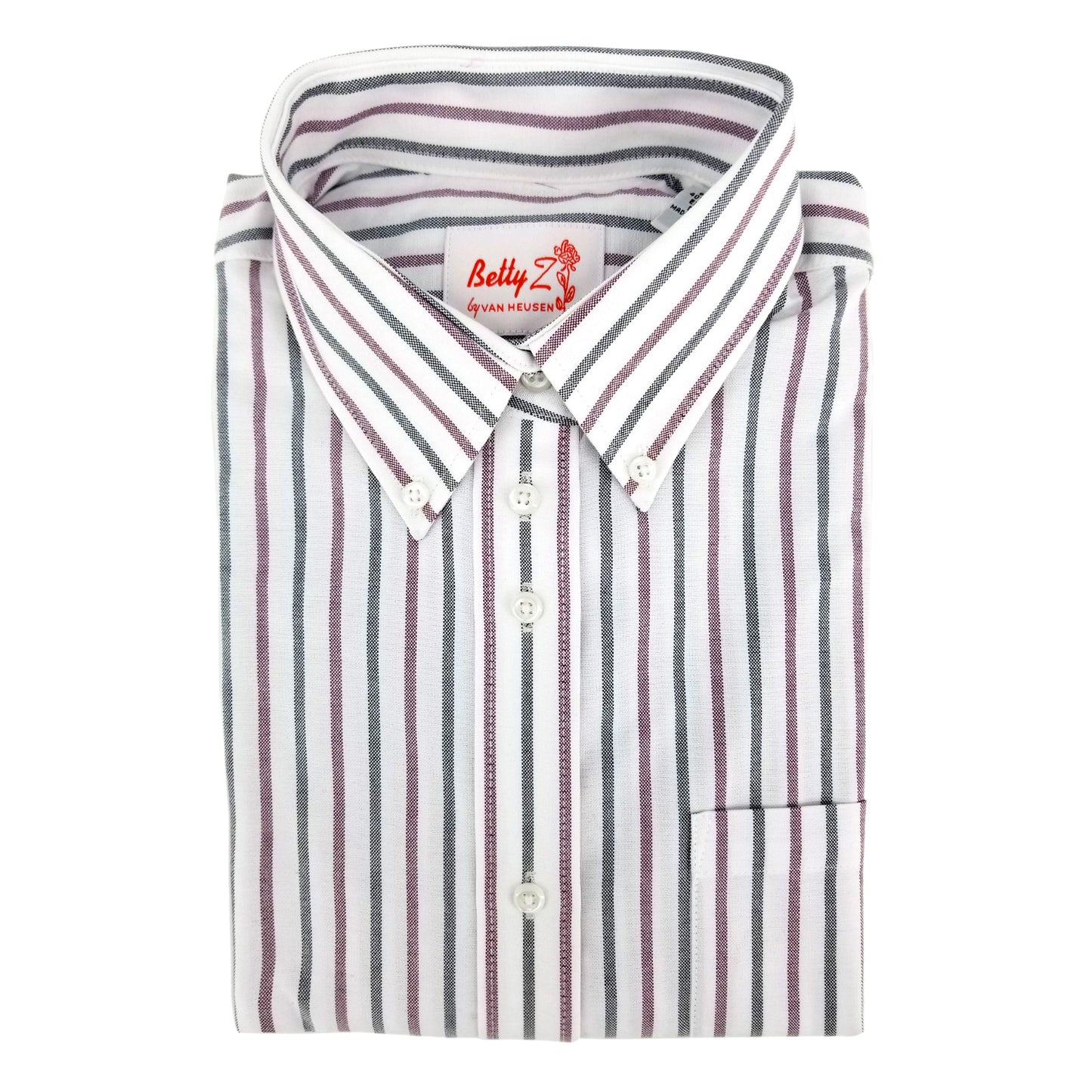 PLUS SIZE SHIRT-RED MULTI