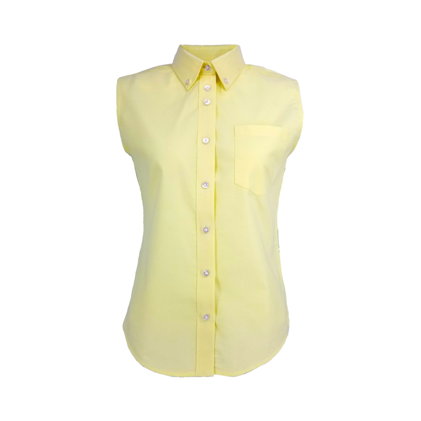 YELLOW SLEEVELESS SHIRTS