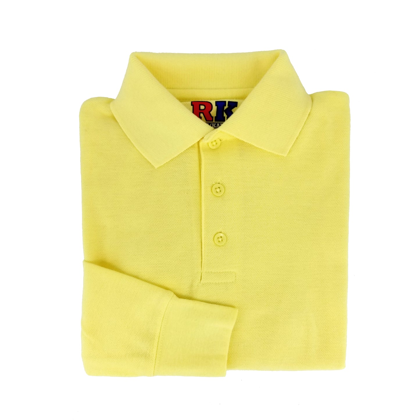 L/S POLO SHIRT-YELLOW