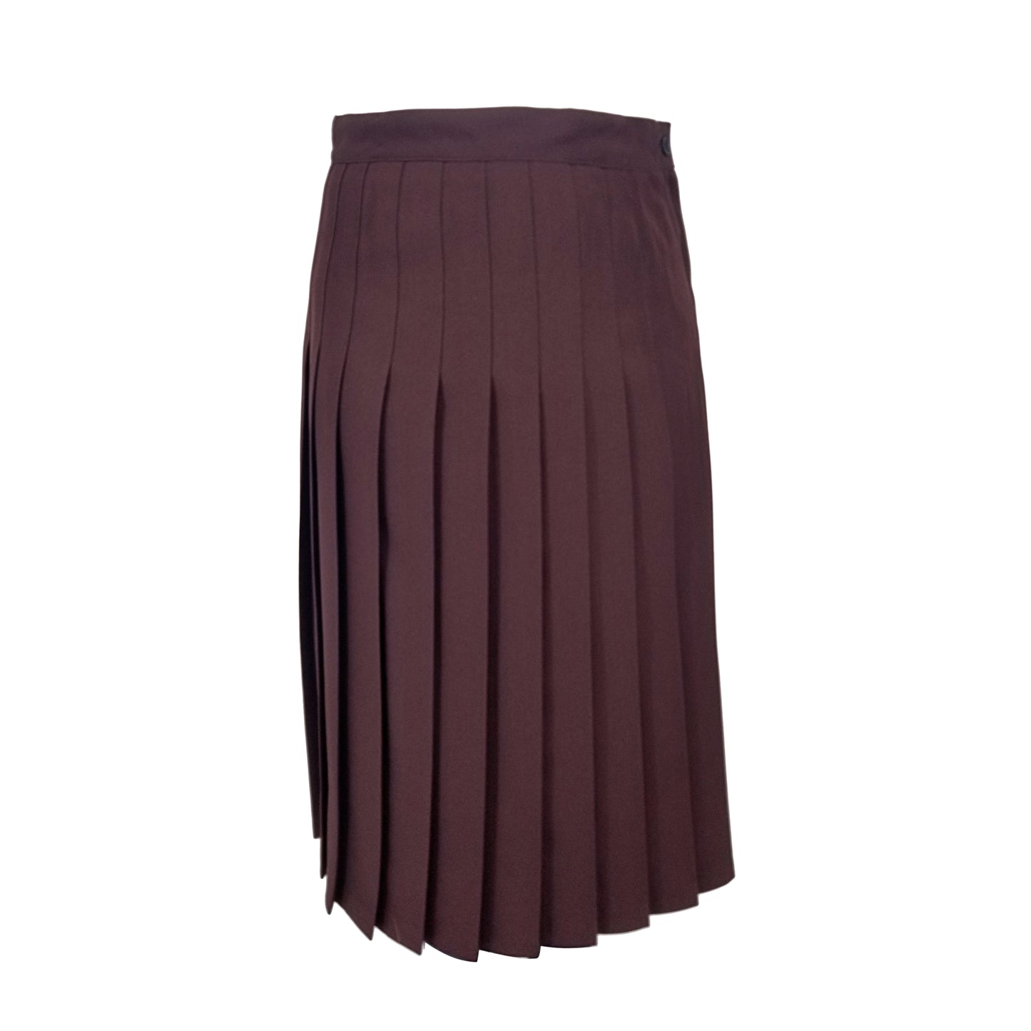 SEWN DOWN SKIRT-DK MAROON POLY