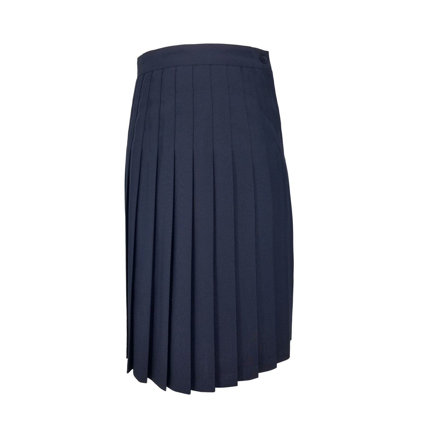 SEWN DOWN SKIRT-NAVY POLY