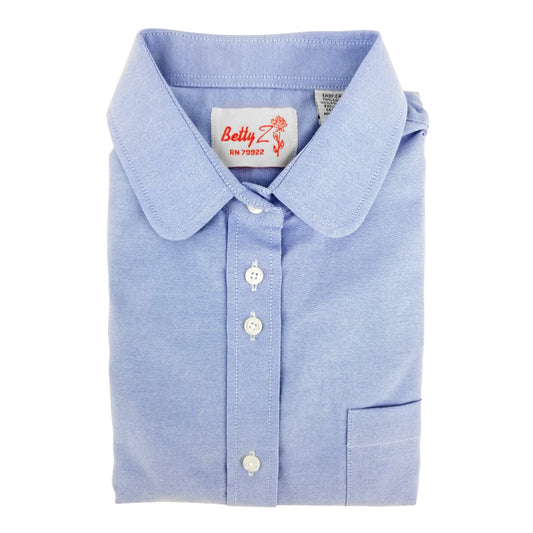 PLUS SIZE SHIRT-ROUND COLLAR