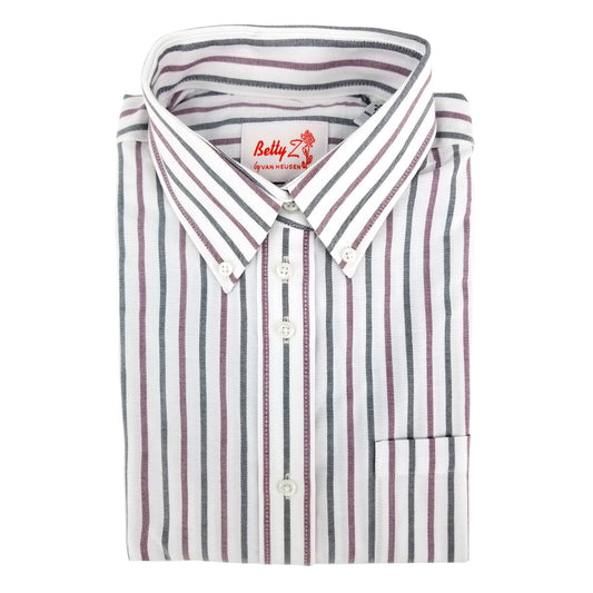 PLUS SIZE SHIRT-RED MULTI