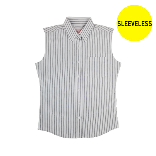 DK NAVY STRIPE SLEEVELESS SHIRTS