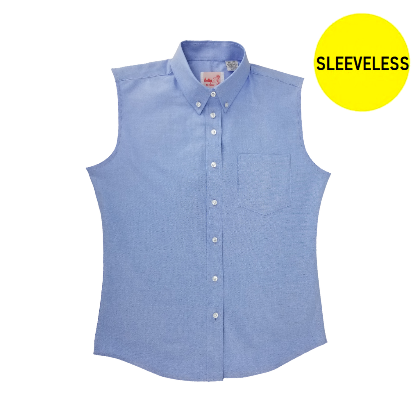 LT BLUE SLEEVELESS SHIRTS