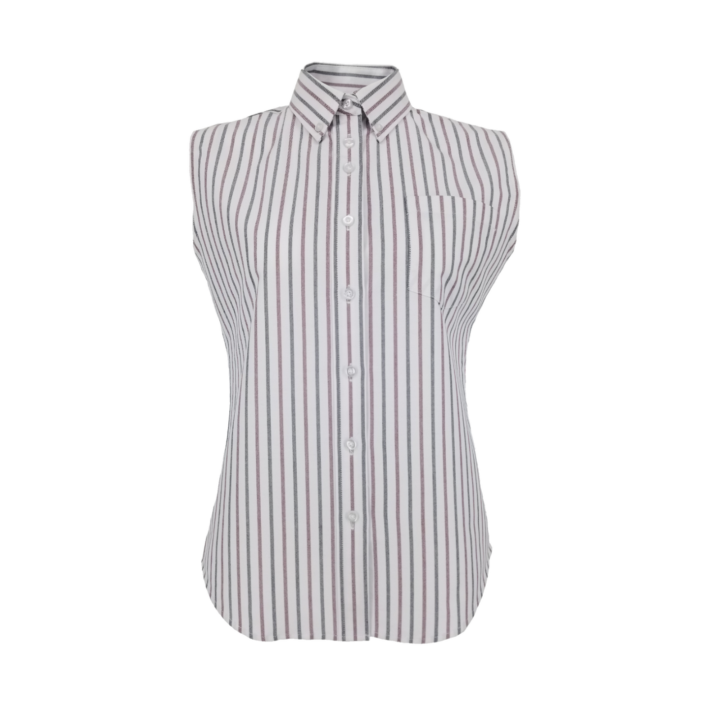 RED MULTI SLEEVELESS SHIRTS