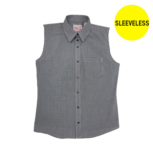 GINGHAM SLEEVELESS SHIRTS