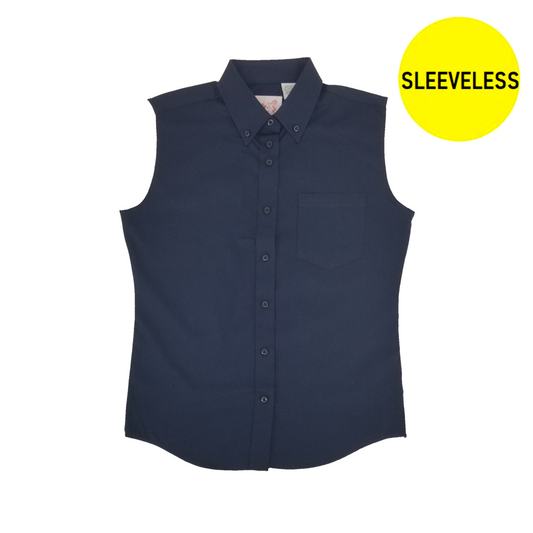 NAVY SLEEVELESS SHIRTS