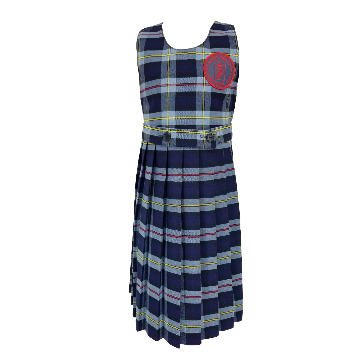 BELTED JUMPER-PLAID 25