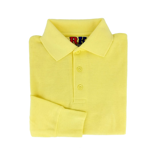 L/S POLO SHIRT-YELLOW