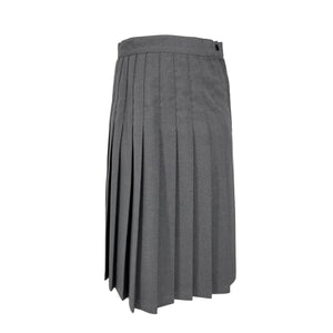 grey wool skirts